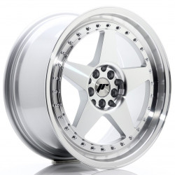 Cerchi JR JR6 18x8,5 ET35 5x100/120 Argento Lavorato