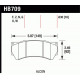 Pastiglie freno HAWK performance brake pads Hawk HB709Z.630, Street performance, min-max 37°C-350°C | race-shop.it