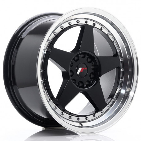 Cerchi in lega Cerchi JR JR6 18x9,5 ET22 5x114,3/120 Nero lucido | race-shop.it