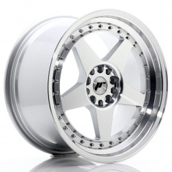 Cerchi JR JR6 18x9,5 ET40 5x112/114,3 Argento Lavorato