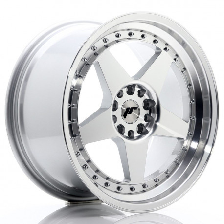 Cerchi in lega Cerchi JR JR6 18x9,5 ET40 5x112/114,3 Argento Lavorato | race-shop.it