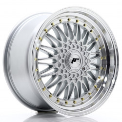 Cerchi JR JR9 18x9 ET40 5x112/114 Argento con bordo lavorato