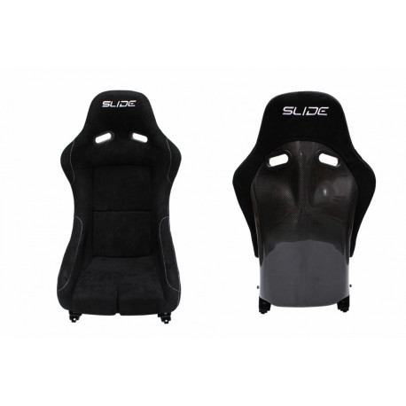 Sedili sportivi senza approvazione FIA Sedile sportivo SLIDE RS Carbon Nero L | race-shop.it
