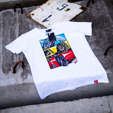 Magliette T-shirt da uomo JAPAN RACING Mix 2, bianco | race-shop.it