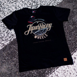 T-shirt da uomo JAPAN RACING Rolling Passion, nero