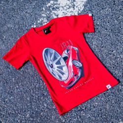 T-shirt da donna JAPAN RACING JR-11, rosso