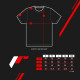Magliette T-shirt da uomo JAPAN RACING Wheels Passion, blu navy | race-shop.it