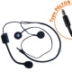Cuffie e auricolari TERRATRIP cuffia con microfono per centraline Professional PLUS (per casco aperto, PELTOR) | race-shop.it