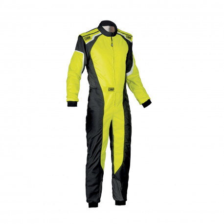 Tute Tuta da karting per bambini omologata CIK-FIA OMP KS-3, giallo | race-shop.it