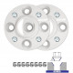 Per modello specifico Set di distanziali ruota 2 Pezzi (con colonnette integrate) per Ford Tourneo Courier FL - 40mm, 4x108, 63,4 | race-shop.it