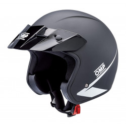 Casco jet da corsa omologato ECE OMP Star, nero opaco (generazione precedente)
