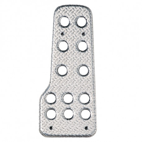 Pedane e poggiapiedi Poggiapiedi in alluminio granulato naturale Luisi | race-shop.it