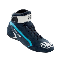Scarpe da corsa omologate FIA OMP FIRST, blu