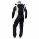 Tute Tuta da corsa omologata FIA OMP First-EVO, nero/bianco | race-shop.it
