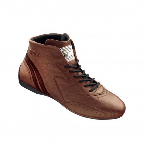 Scarpe Scarpe da corsa omologate FIA OMP CARRERA, marrone | race-shop.it
