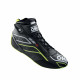 Scarpe da corsa omologate FIA OMP ONE-S, nero/giallo fluo