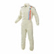 Tuta da corsa omologata FIA OMP CLASSIC, crema