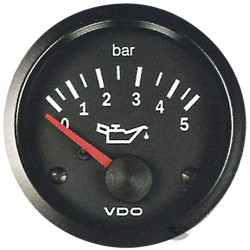 VDO strumento (manometro) Pressione dell`olio (0-5 BAR) - serie cockpit vision