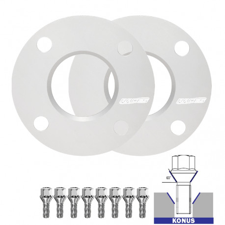 Per modello specifico Set di distanziali ruota 2 Pezzi (di transizione) per Fiat Uno&nbsp;146 MkII&nbsp;- 10mm, 4x98, 58,1 | race-shop.it