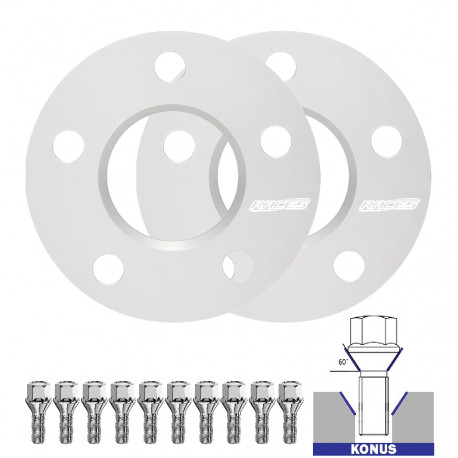 Per modello specifico Set di distanziali ruota 2 Pezzi (di transizione) per Citroen C5 Aircross EMP2 - 5mm, 5x108, 65,1 | race-shop.it