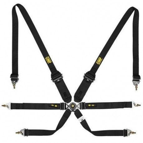 Cinture di sicurezza e accessori Cinture di sicurezza sportive a 6 punti omologate FIA OMP ONE ENDURANCE 2"/3" (50/76mm), nero | race-shop.it