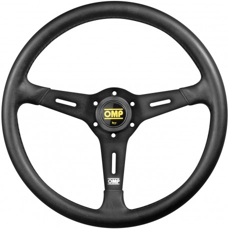 Volanti Volante sportivo a 3 razze OMP SAND, 380mm, poliuretano, piatto, nero | race-shop.it