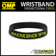 Rubber wrist band OMP braccialetto in silicone | race-shop.it
