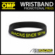 Rubber wrist band OMP silicone bracelet | race-shop.it