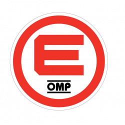 OMP Fire extinguishing system sticker