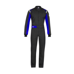 Tuta da corsa SPARCO ONE, nero/blu