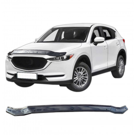 Deflettori cofano Deflettore del cofano anteriore per MAZDA CX-5 2017- | race-shop.it