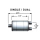1x ingresso / 2x uscite MagnaFlow Inossidabile silenziatore 13278 | race-shop.it