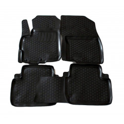 Rubber car floor mats for PEUGEOT 4007 2006-2013