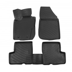 Rubber car floor mats for DACIA Duster 2WD 2018-up
