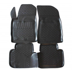 Rubber car floor mats for FIAT Bravo II 2007-up