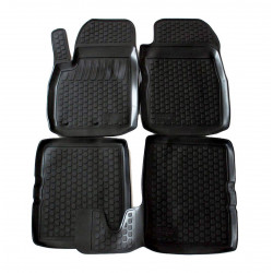 Rubber car floor mats for FIAT Panda II 2003-2012