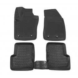 Rubber car floor mats for JEEP Compass 2018-up