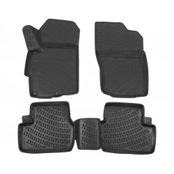 Rubber car floor mats for MITSUBISHI Lancer 2007-up
