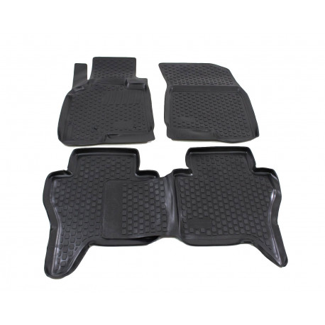Per modello specifico Rubber car floor mats for MITSUBISHI Pajero IV 2007 -2015 | race-shop.it