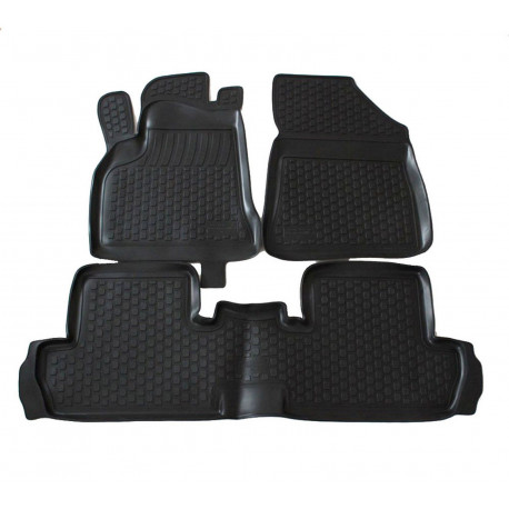 Per modello specifico Rubber car floor mats for PEUGEOT 3008 2009-2016 | race-shop.it