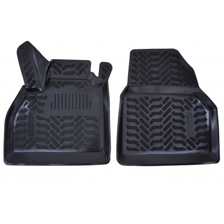 Per modello specifico Rubber car floor mats for RENAULT Kangoo 2008-up 2 front pc | race-shop.it