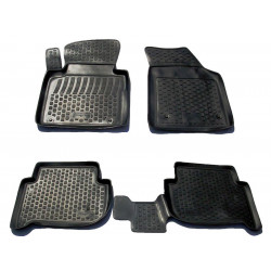 Rubber car floor mats for VOLKSWAGEN Touran 2003-2015
