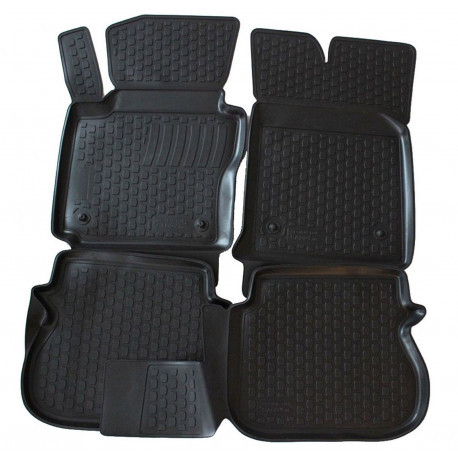 Per modello specifico Rubber car floor mats for VOLKSWAGEN Caddy 2003-2015 | race-shop.it