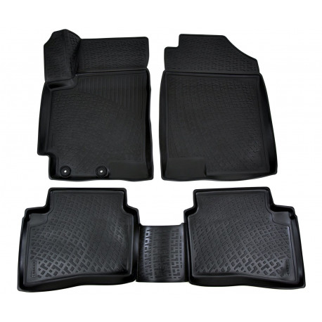 Per modello specifico Rubber car floor mats for KIA Rio 2017-up | race-shop.it