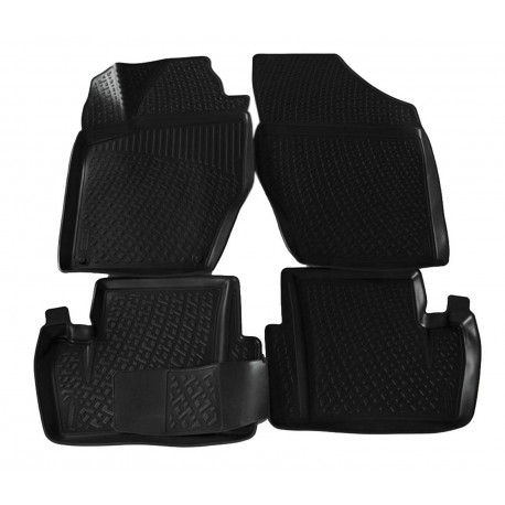 Per modello specifico Rubber car floor mats for CITROEN C4 Picasso 2014-up | race-shop.it
