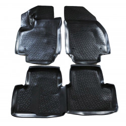 Rubber car floor mats for OPEL Meriva B 2010-2017