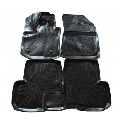 Per modello specifico Rubber car floor mats for DACIA Duster facelift 2014-2017 | race-shop.it