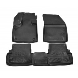 Rubber car floor mats for PEUGEOT 3008 2017-up
