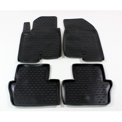 Rubber car floor mats for JEEP Liberty 2007-up
