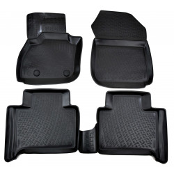 Rubber car floor mats for RENAULT ZOE 2012 - up